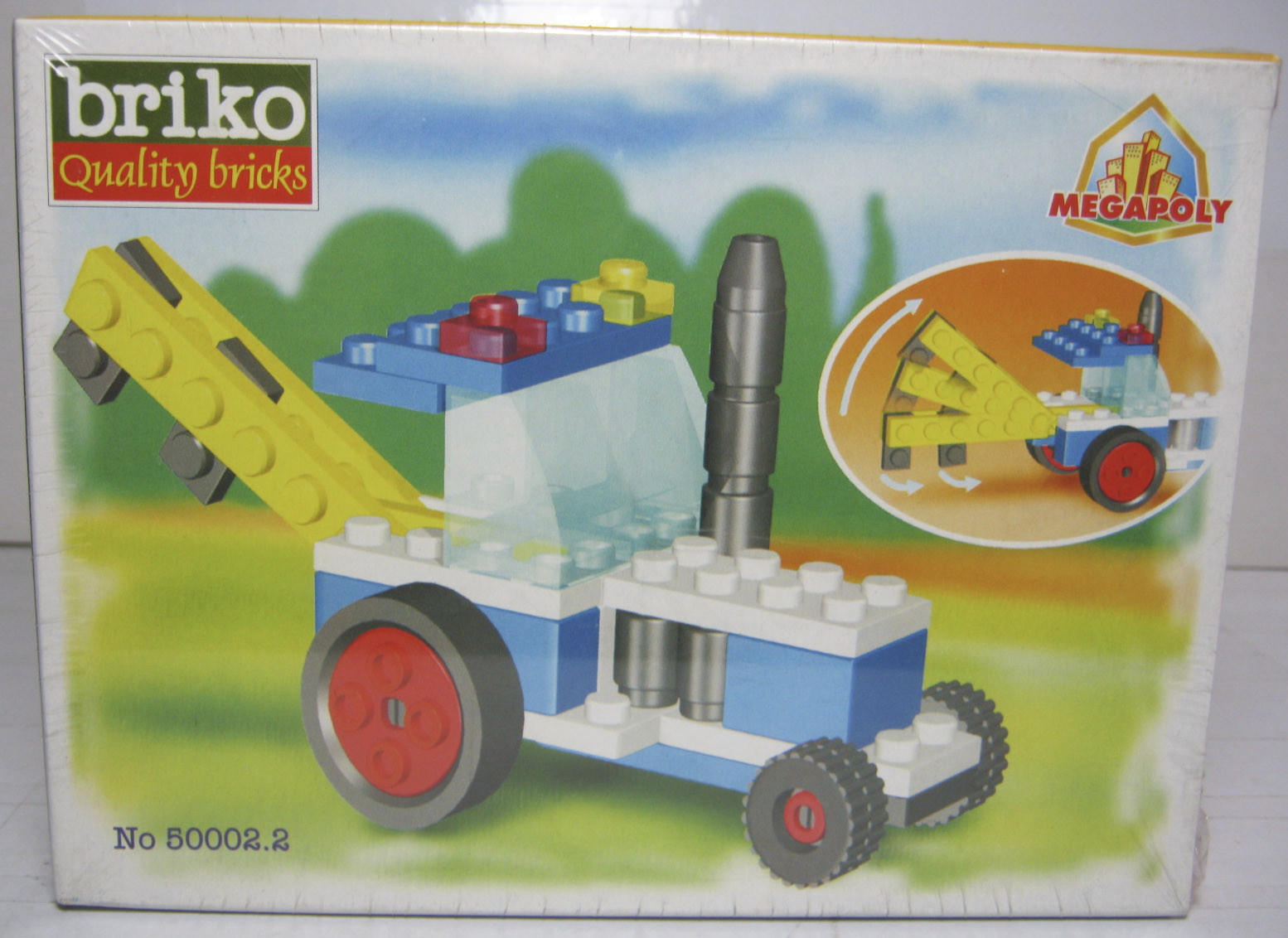 VTG BRIKO QUALITY BRICKS TRACTOR MADE IN GREECE NEW MISB SEALED