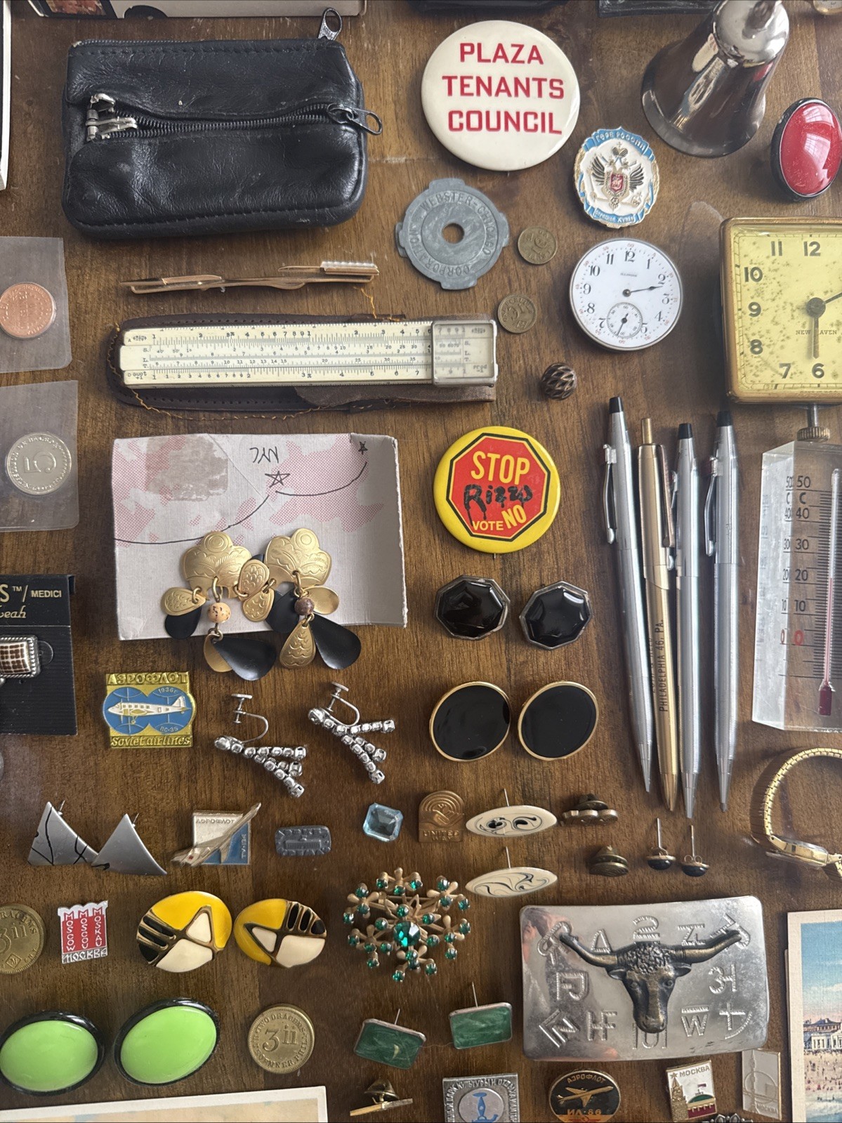 Amazing Antique Vintage Junk Drawer Lot Jewelry, Coins, Watches Lot A