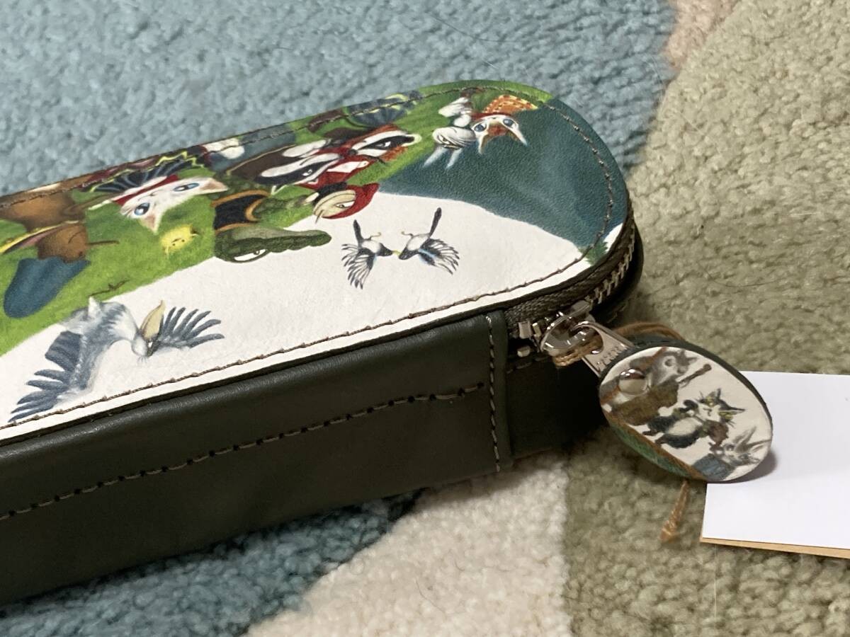 Wachifield Dayan Leather Glasses Case 6x16x3.5cm Japan Collectible