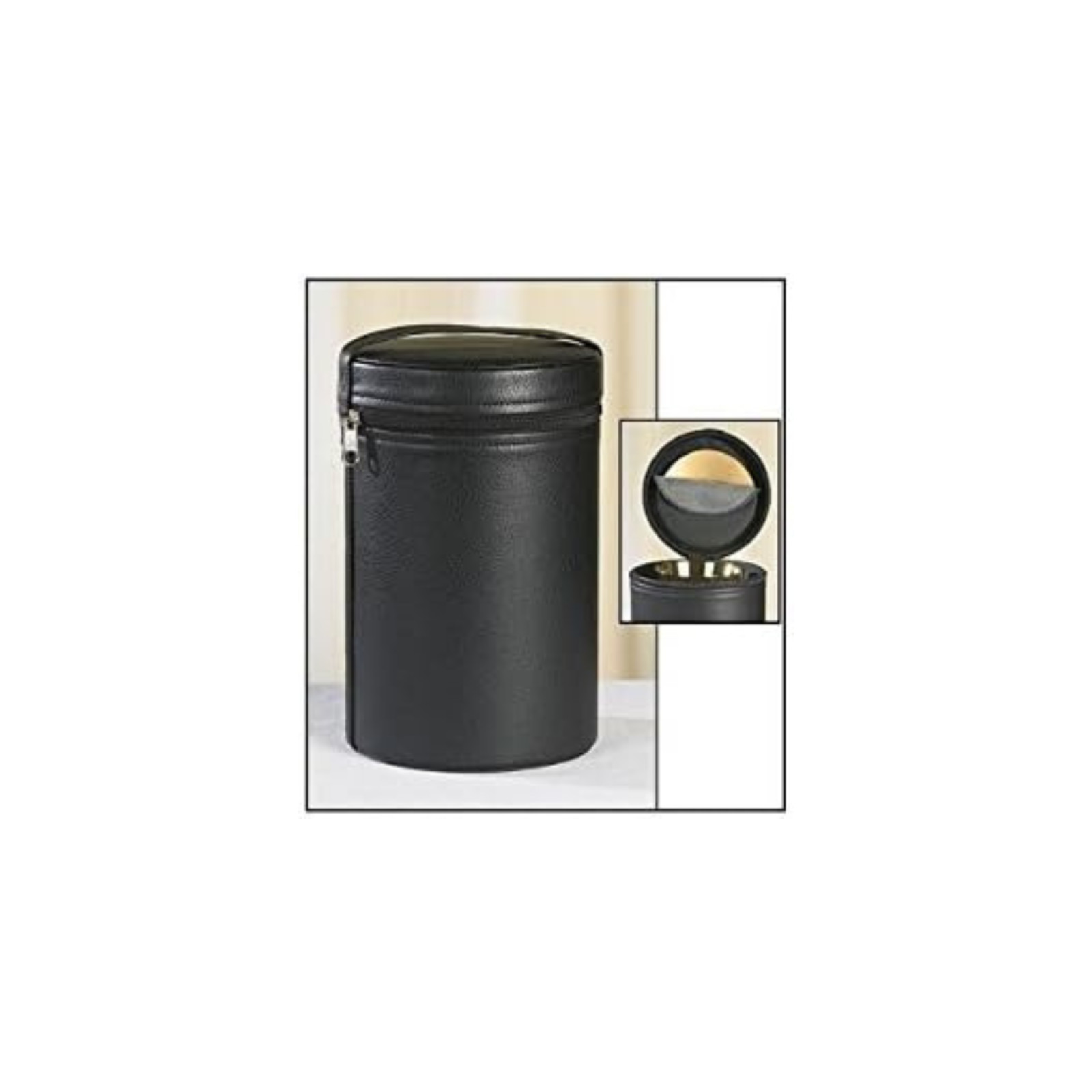Chalice and Paten Carrying Case 1 Count (Pack of 1) Black Leather