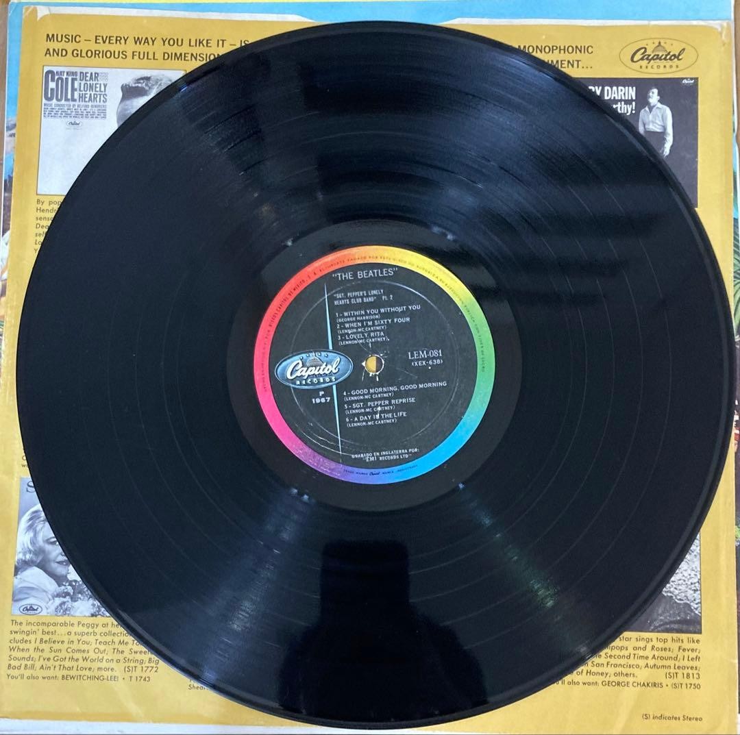 Super Rare Mexico Original Mono Roaring Sgt Beatles Beatles Record