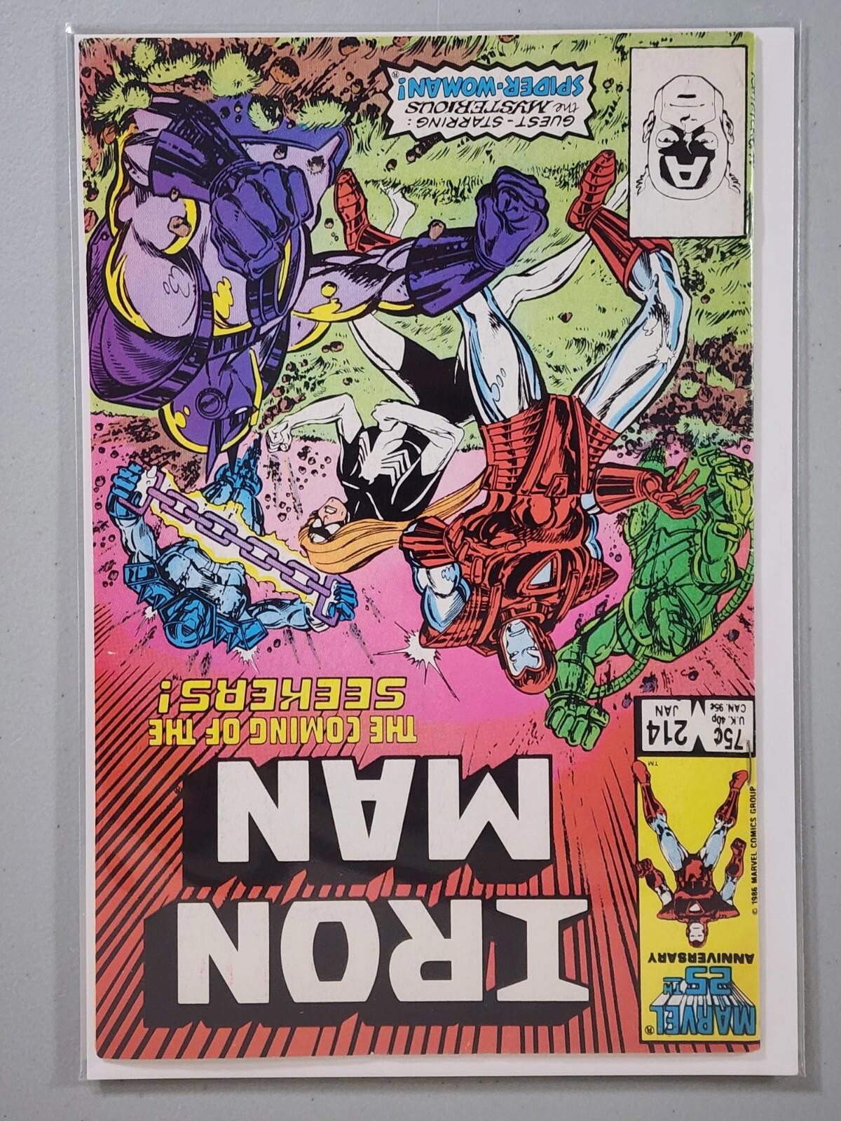 IRON Man #213 214 215 216 VF/NM or Better Marvel 1986