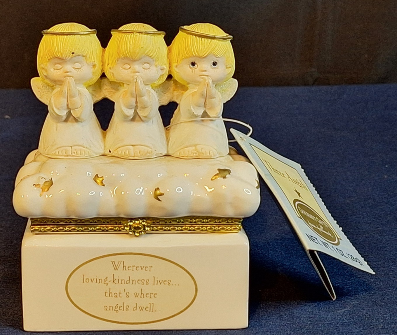 Lot of 13 VTG Ceramic Figurines, Homco, Angels, 25th Anniversary, Cross(#5)