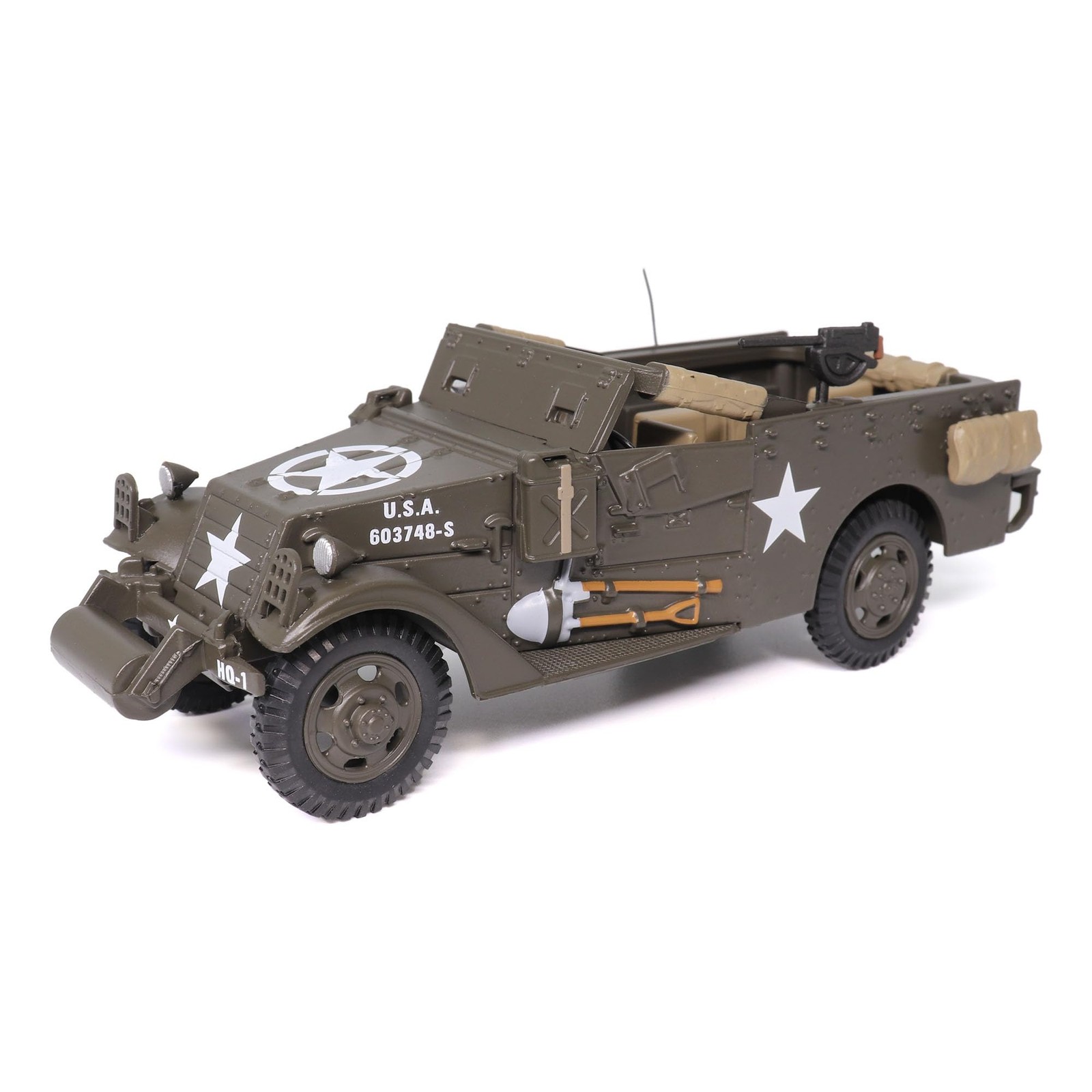 Motor City Classics 1:43 Military Car Model Multicolor