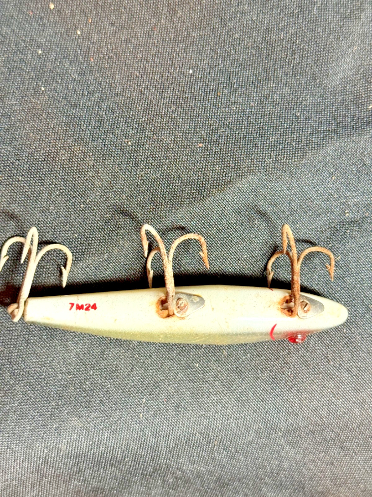 Fishing Lure Vintage MirrOLure 7M-18 Classic Series Blue Gold Silver