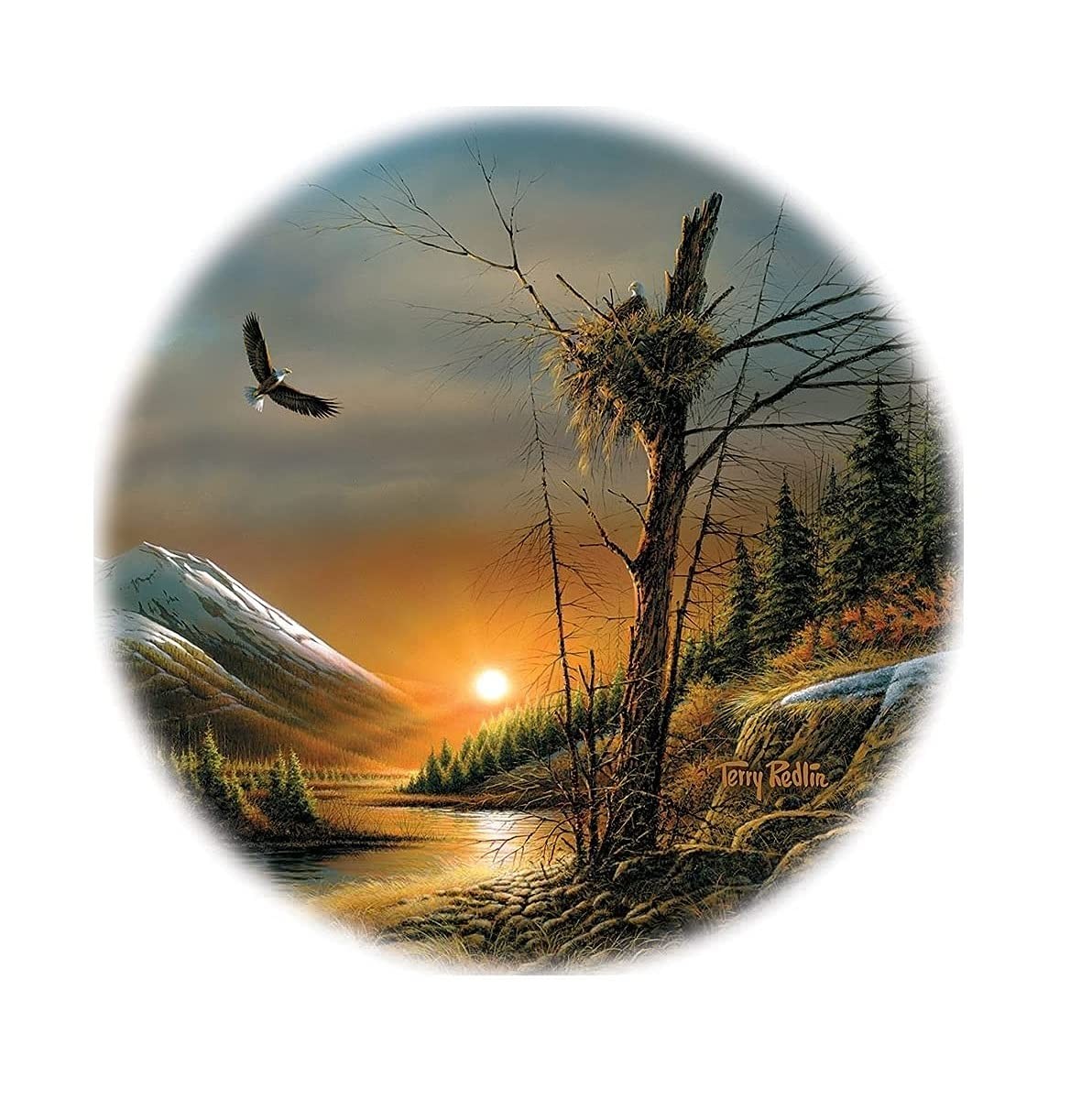 Flying Free – Eagle Coasters by Terry Redlin