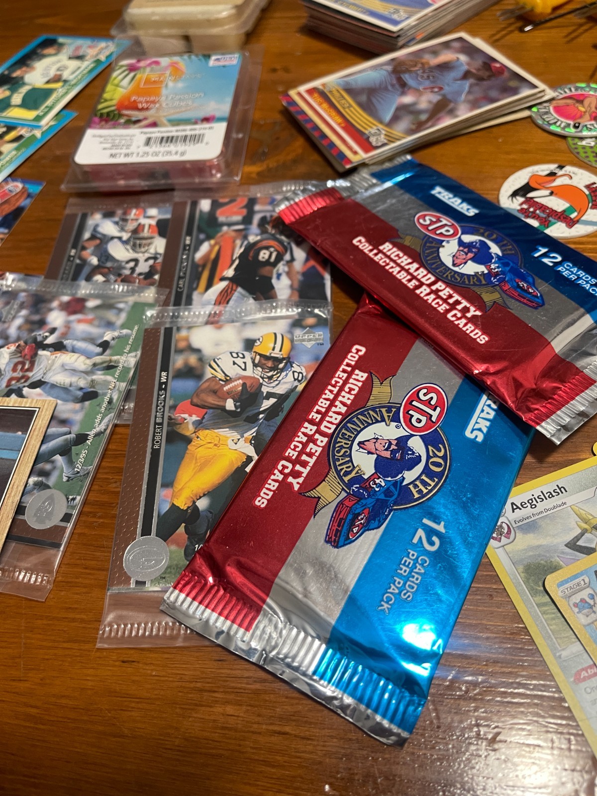 Vintage Junk Drawer Lot – PACKS, BASEBALL , BASKETBALL Cards, GPK, CDS, Pokémon