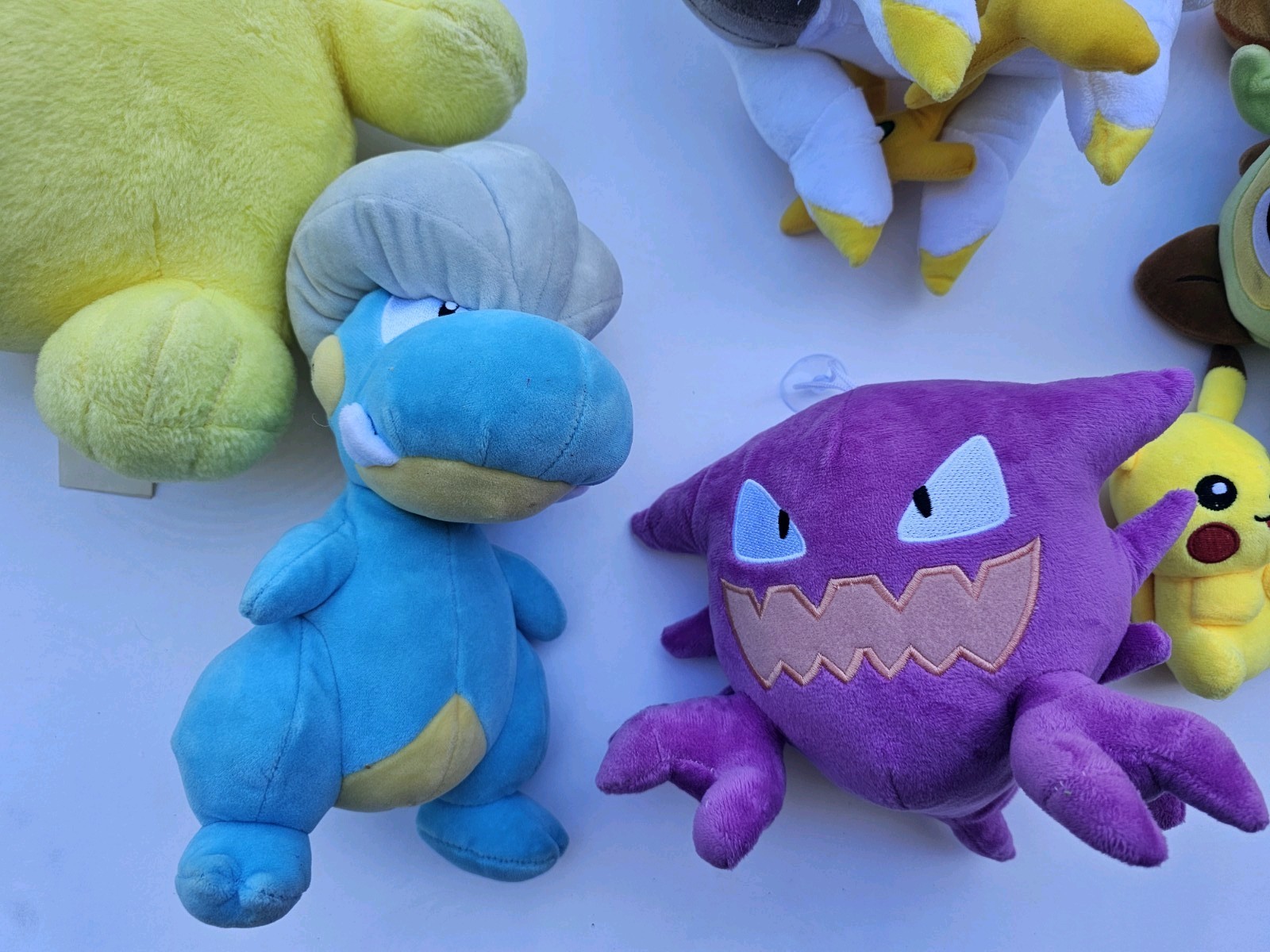 Pokemon Plush 7 Lot Arceus Grookey Bagon Combee Haunter Pikachu Build A Bear