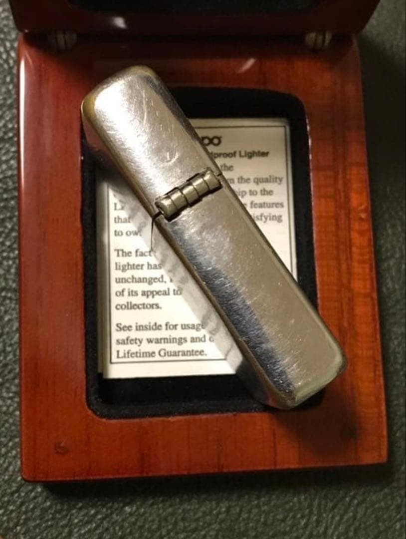 Zippo twin-engine plane vintage ~ early 1953 rare item with wooden box case
