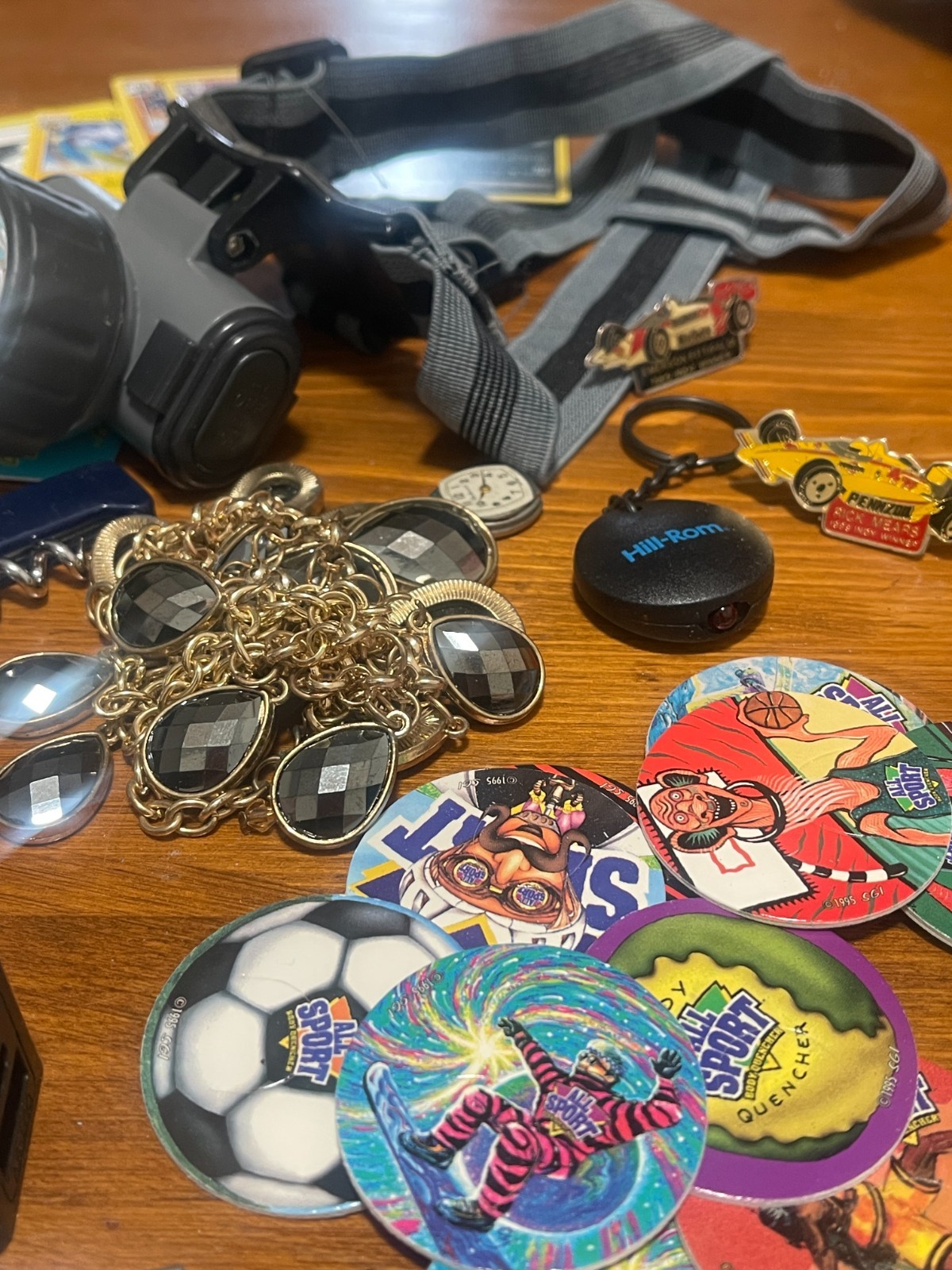 Vintage Junk Drawer Lot POWERBANK,BASEBALL , BASKETBALL Cards, GPK, CDS, Pokémon