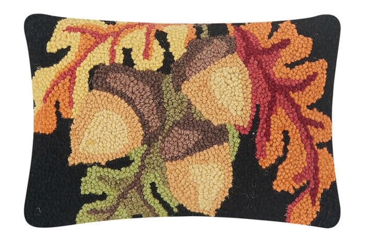 Peking Handicraft David Price 8″ Acorn with Leaves Hook Pillow, Home Decor