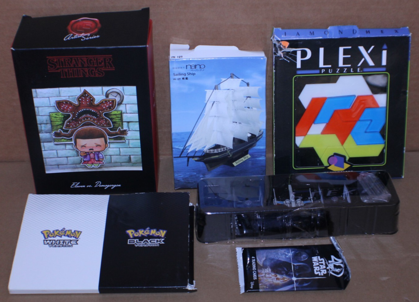 USED / AS-IS / Junk Drawer Mixed Toys Lot Pokemon Black & White Game Art Folio