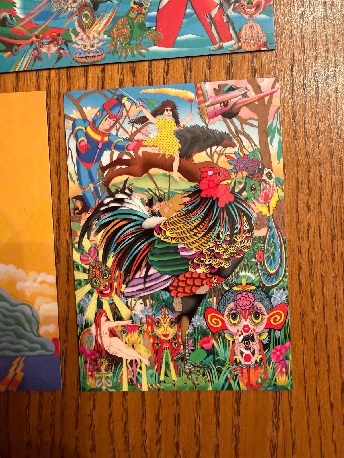 Keiichi Tanaami FRIDGE MAGNETS Japan psychedelic art decor Japanese surreal