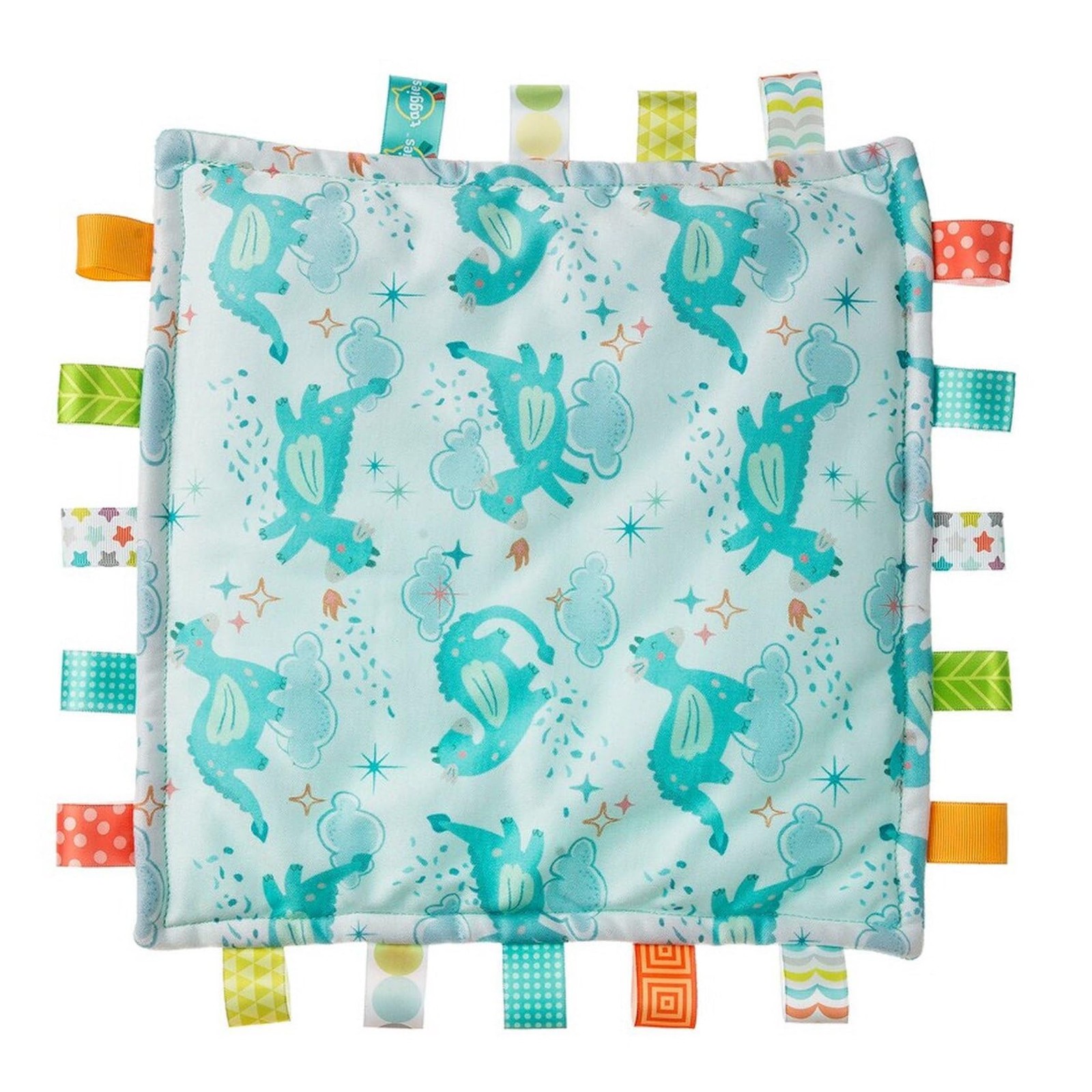 Taggies Blankets Original Comfy Blanket Sensory Fabric Blue 12 Inches x Standard