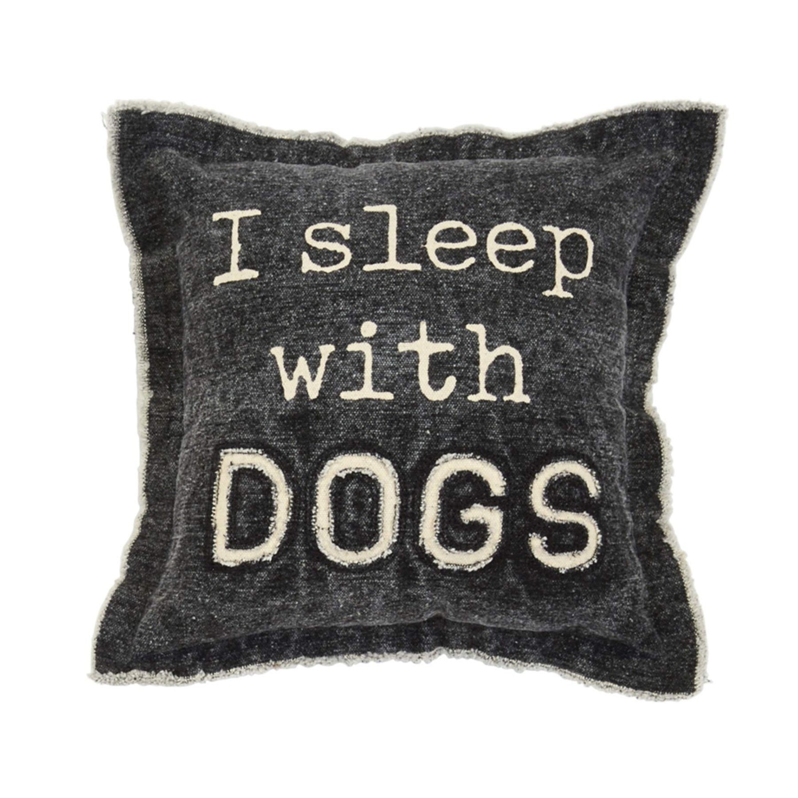 MUD PIE Sleep Washed Canvas Dog Pillow