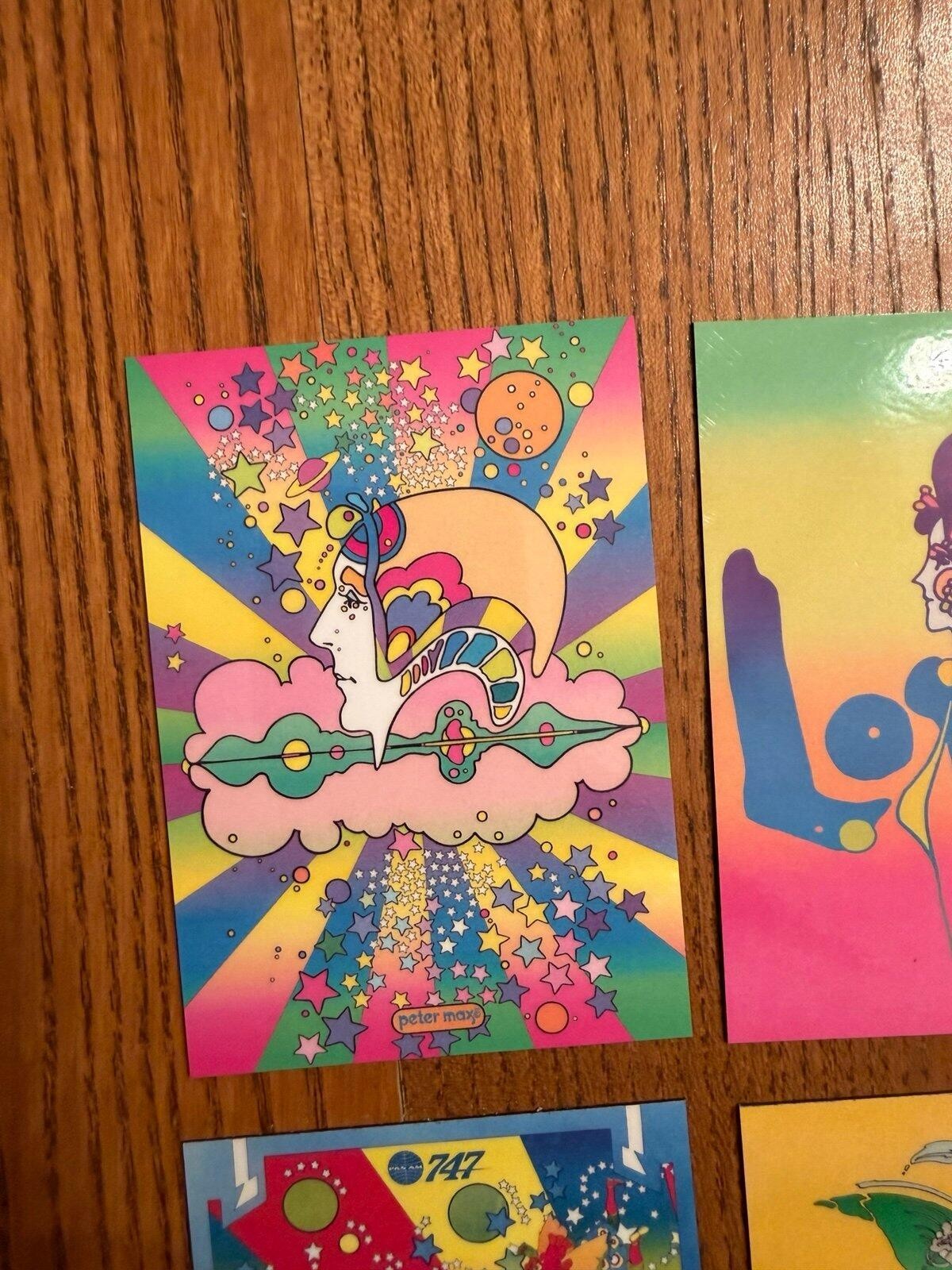 Peter Maxx fridge magnets Pop art 60s psychedelic colorful art