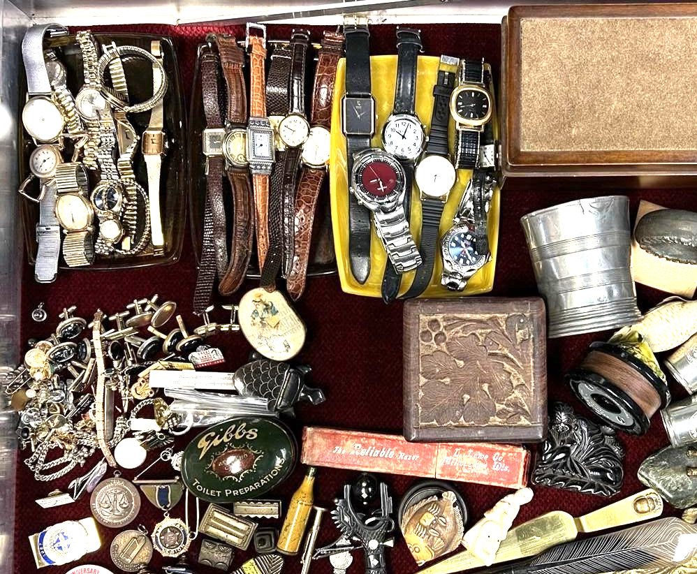 “Bulk Buy Box lots” – 3 pounds of collectible, usable, Estate items #y11