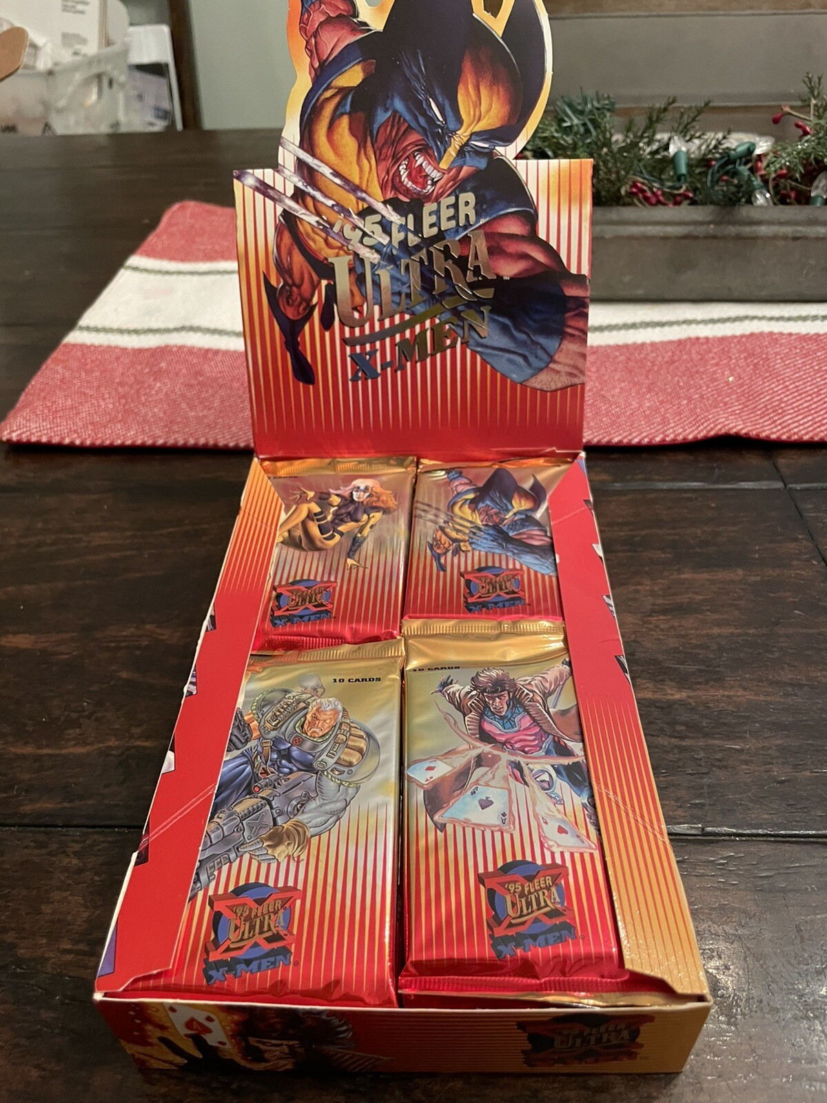 (1) Sealed Pack 1995 Fleer Ultra Marvel X-Men Trading Limited Edition Inserts!!!
