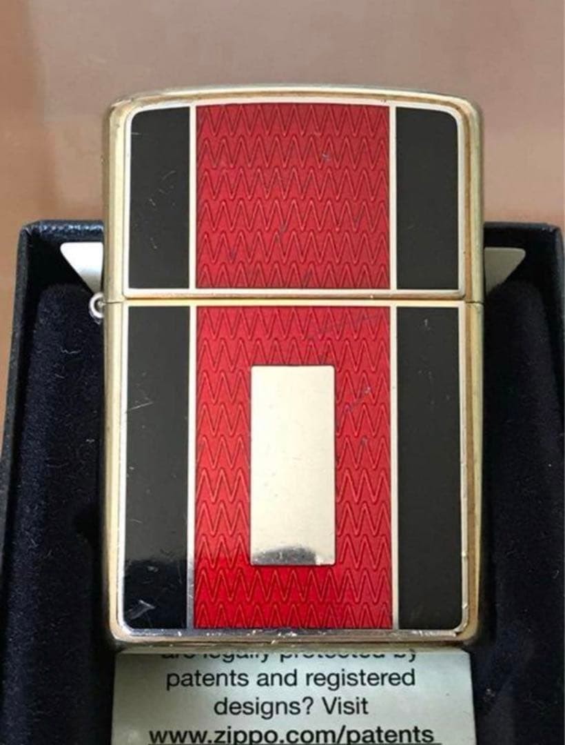 Zippo Cloisonné metal plated solid brass Made in 2003 Good condition Super rare