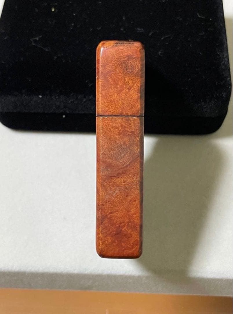 zippo briarwood slim 1985 vintage good condition