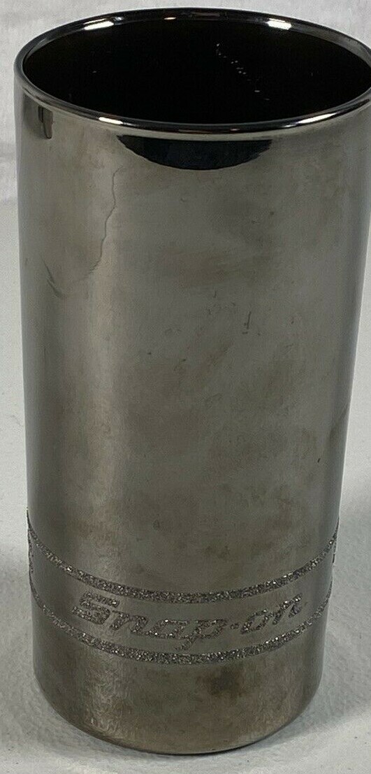Snap On Tools Glasses Lot of 4 Deep Socket High Polished Chrome Finish Vintage