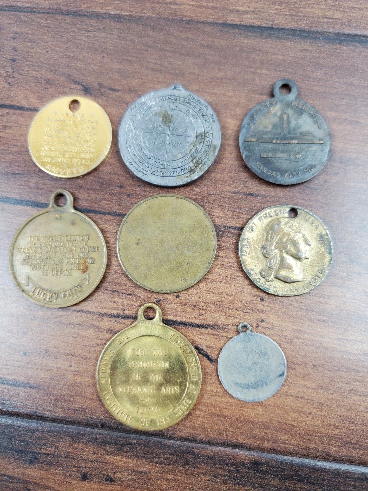 Vtg Tokens Coins Medallions Lot George Washington Missouri D.C. Philadelphia