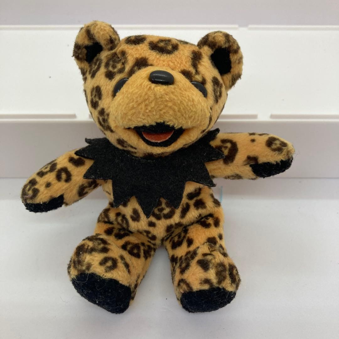 Grateful Dead Bean Bear Delilah Leopard Plush Toy 5.1 inches Collectible