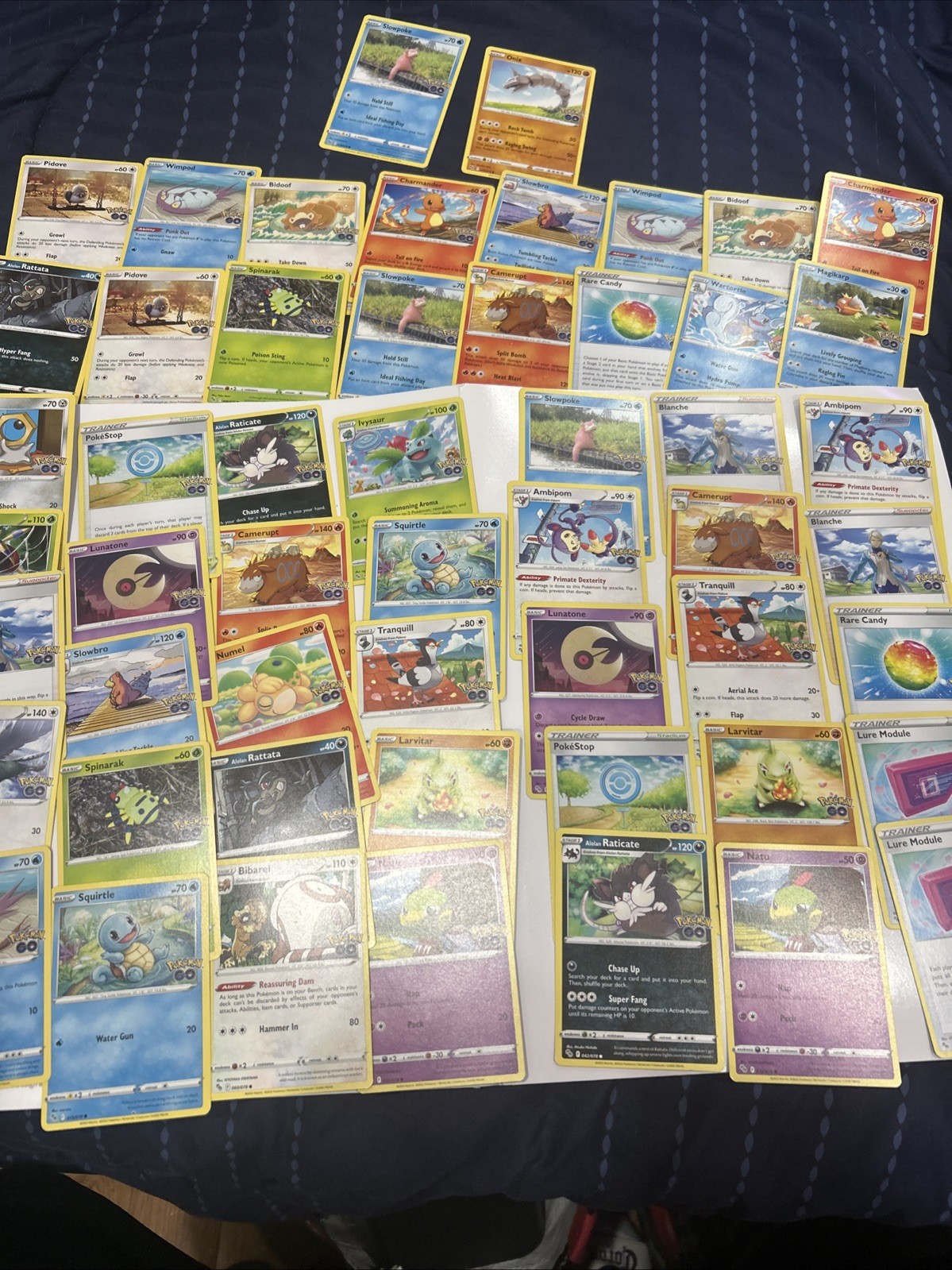 Lot Of 48 Pokemon Go Basic Cards Only Good Conditions Look In The Pictures