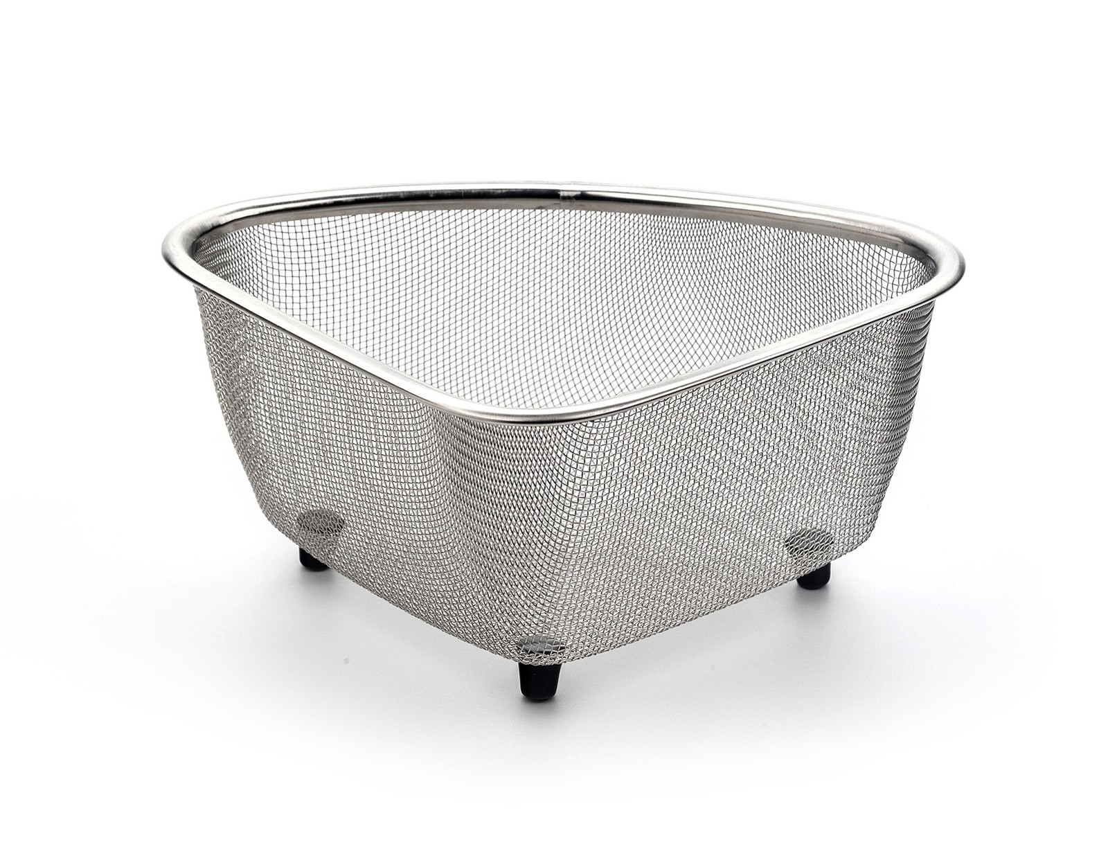 RSVP Endurance In-Sink Mesh Colander Strainer Basket, 3 Qt – Dishwasher Safe