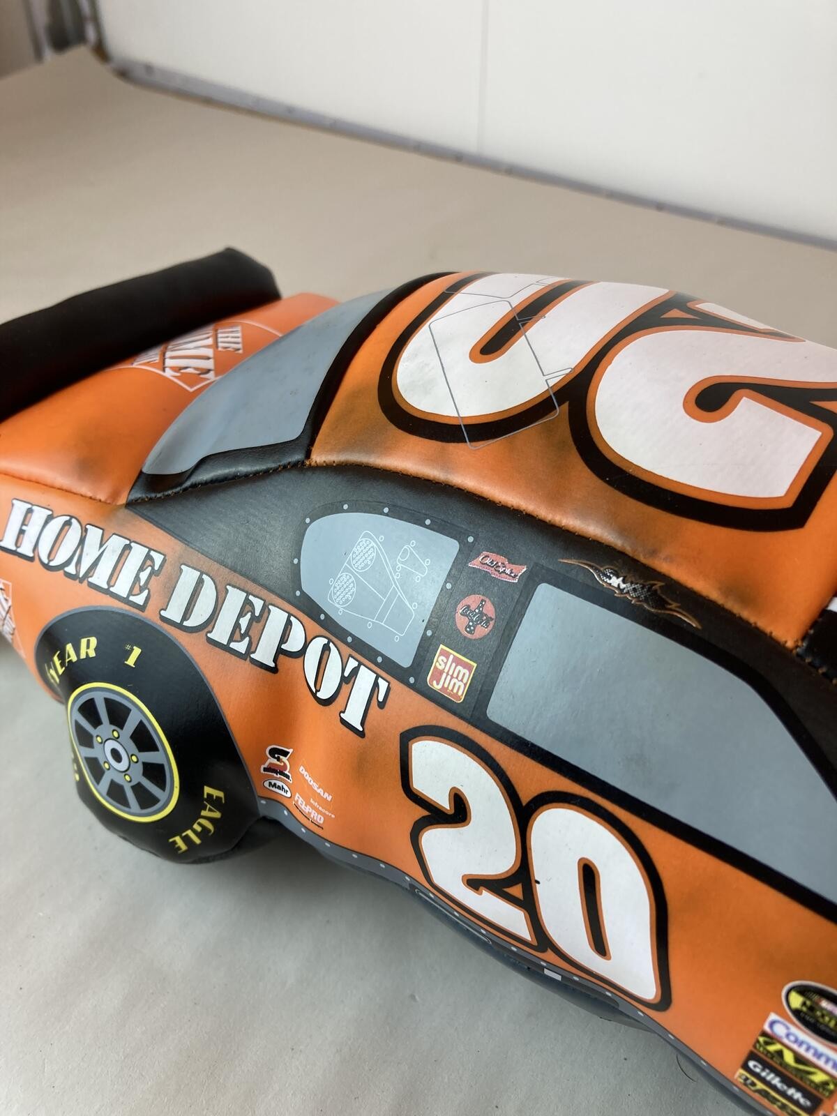 Sugar Loaf Home Depot #20 Tony Stewart NASCAR Plush Pillow Car