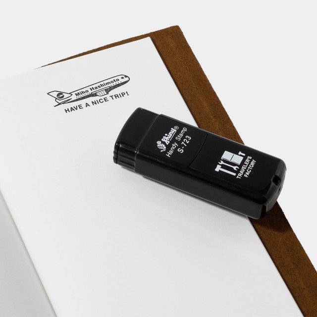 Traveler’s Notebook Custom Name Stamp Portable 07150135