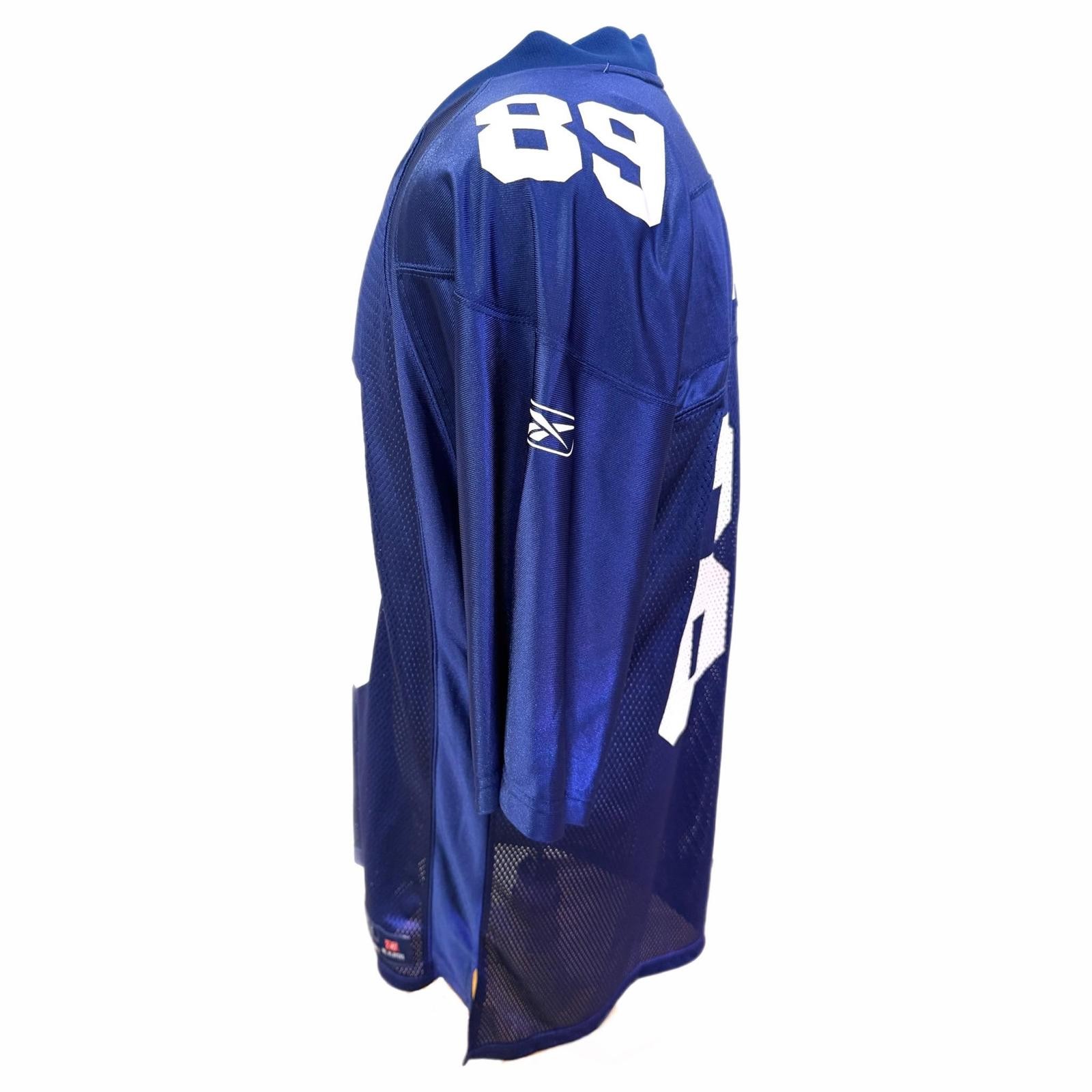 NEW Vintage Large Reebok New York Giants Kevin Boss #89 Blue Jersey