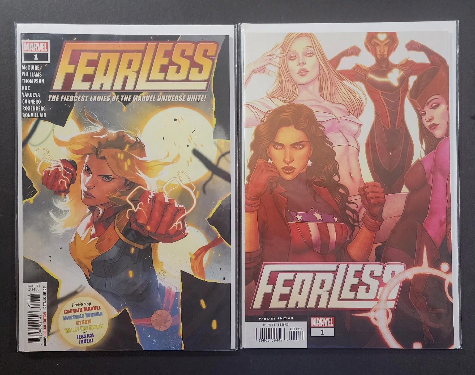 Fearless #1 Cover A & B NM 2019 Marvel Comics