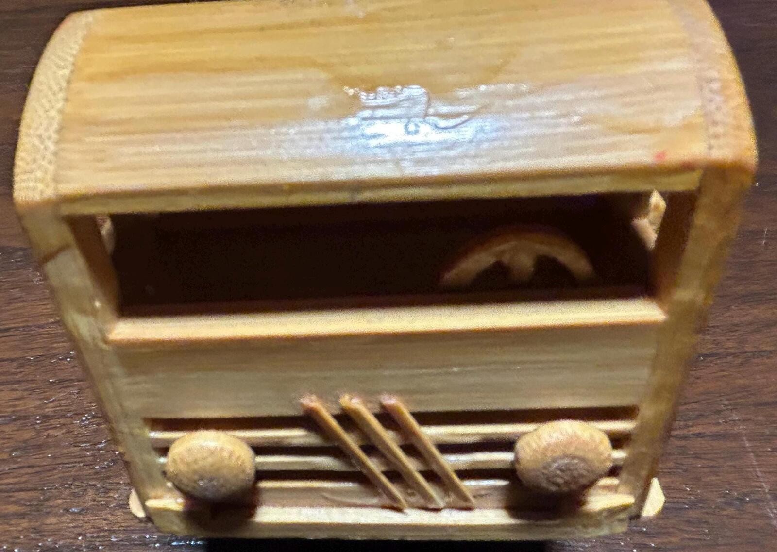 Wooden Miniature Truck made in the People’s Republic of China