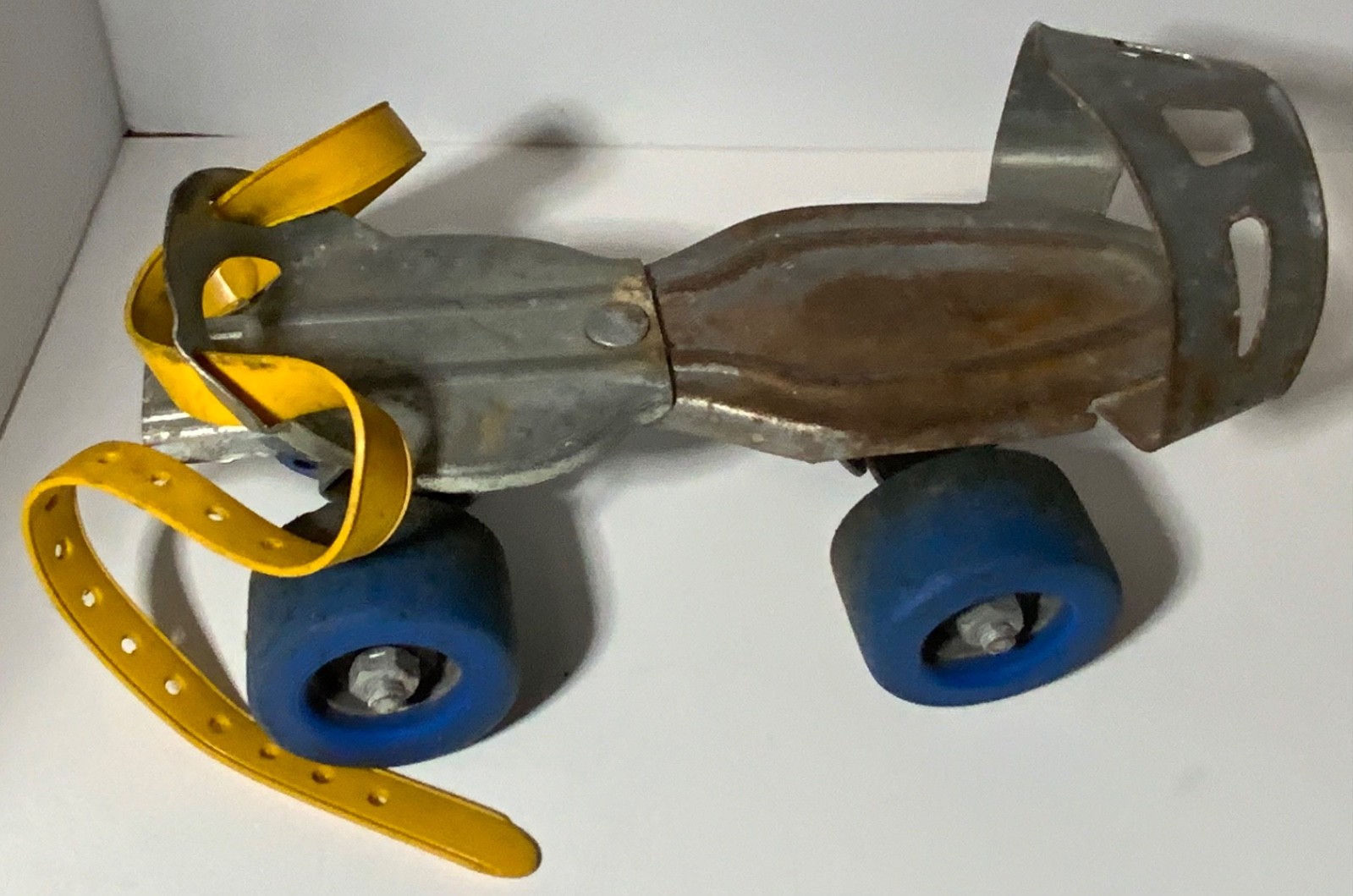 VTG Junk Drawer Lot Assemblage Art Crafts Mixed Media 6# Roller Skates All Metal