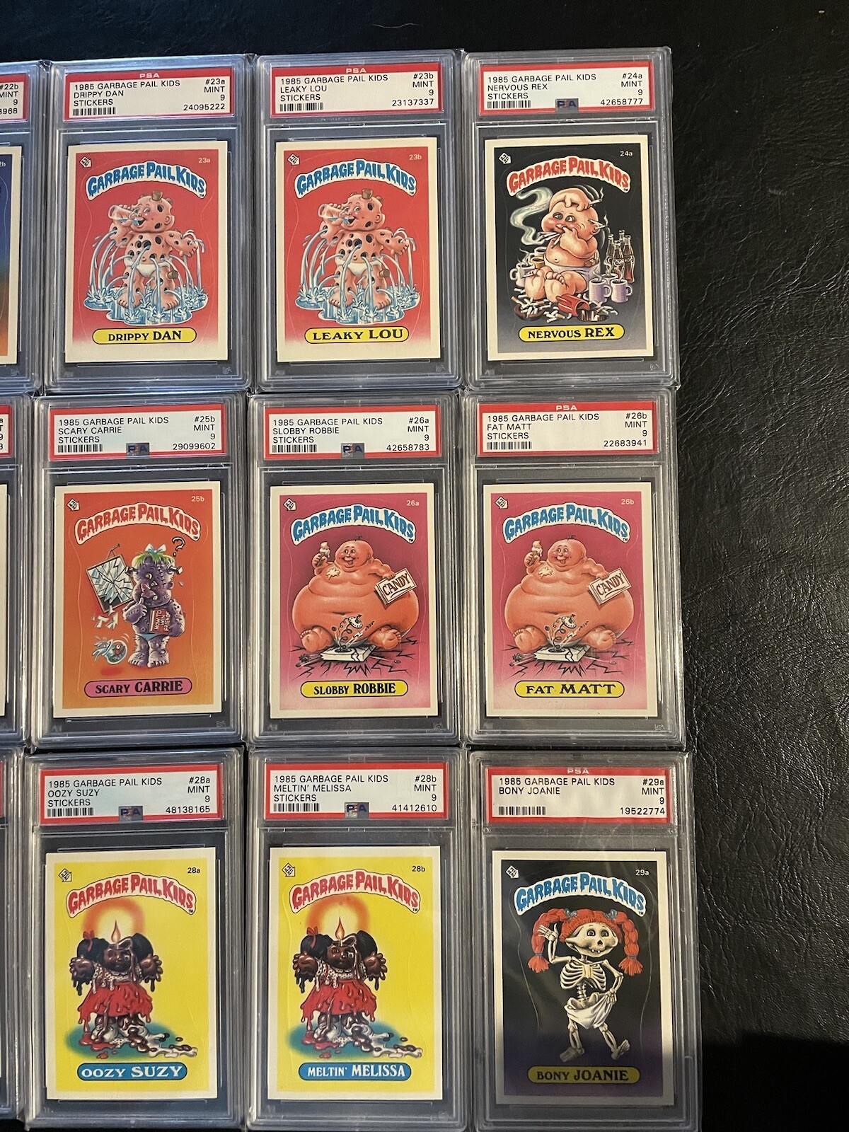 Garbage Pail Kids OS1 ALL PSA 9 Lot! THE ENTIRE 88 card set Graded Mint!!