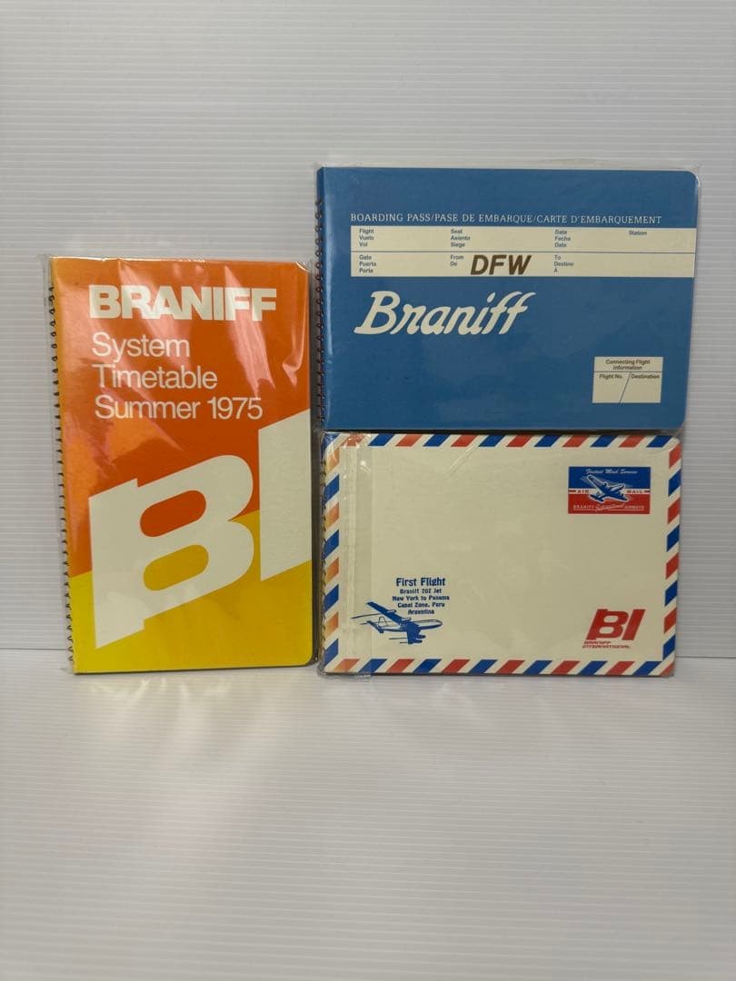 Traveler’s Factory Braniff Spiral Ring Notebook 3 Types [New Unopened]