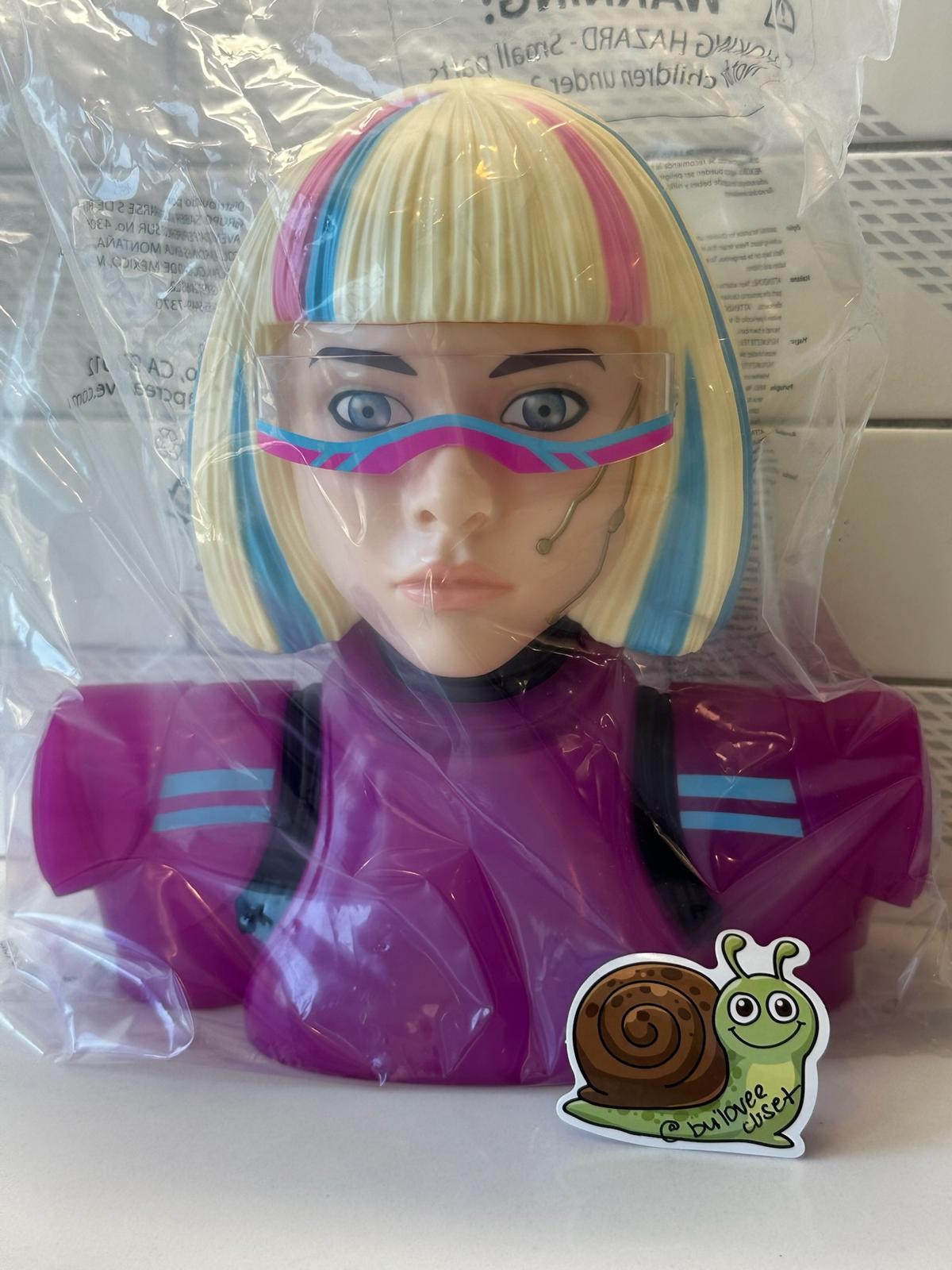 NEW Megan 2.0 Movie Popcorn Head Bucket (Cinemark Exclusive)