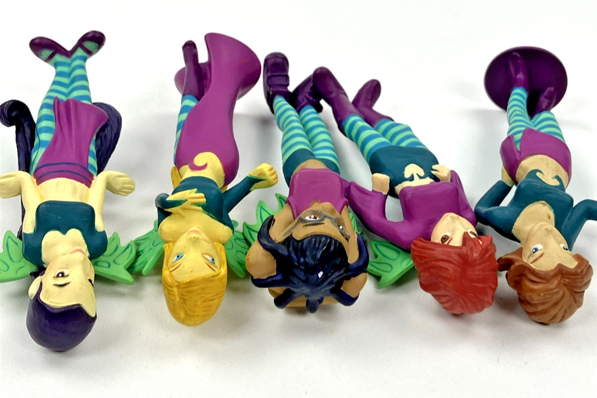 Vintage Lot of (5) Disney Store Exclusive W.I.T.C.H. Figurine Set