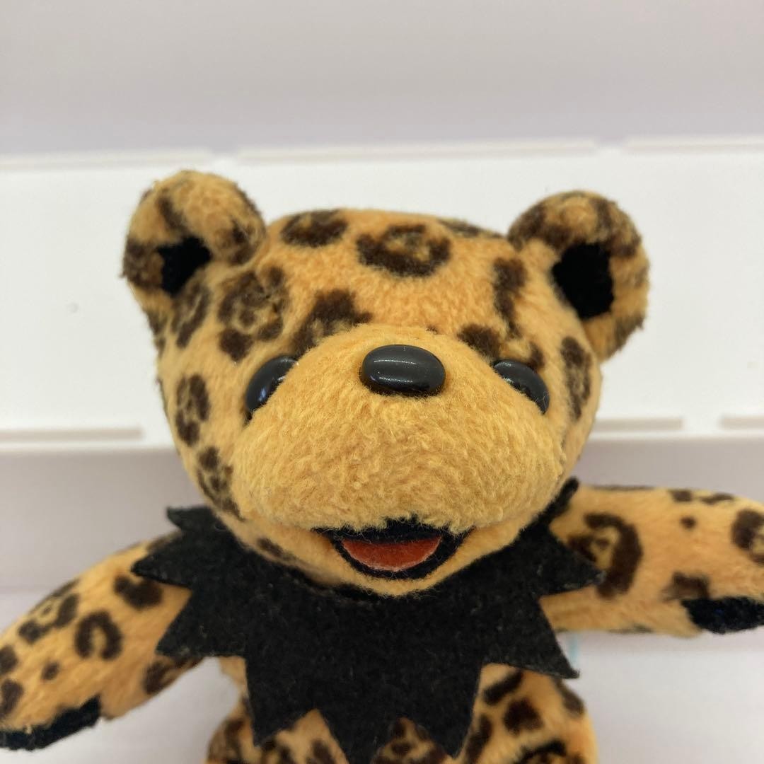Grateful Dead Bean Bear Delilah Leopard Plush Toy 5.1 inches Collectible