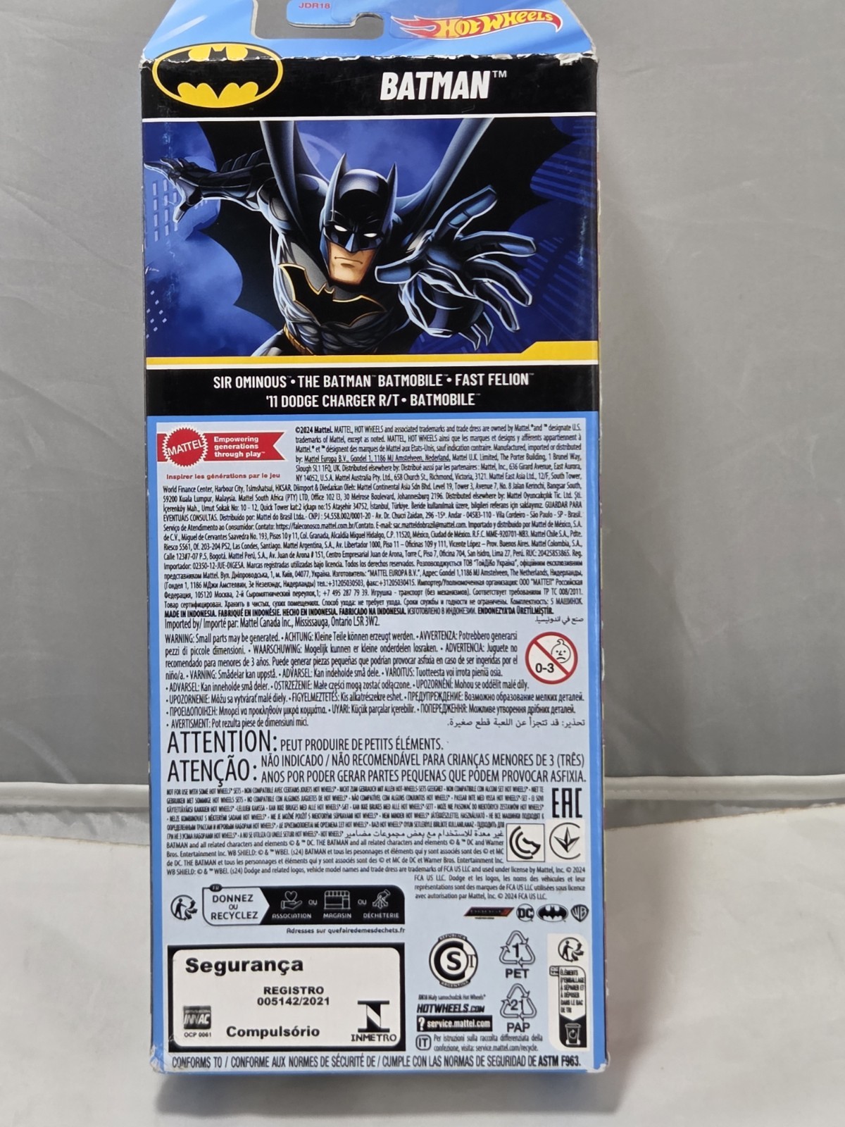2024 Hot Wheels DC Batman 5 Pack Diecast 1:64 Scale New ,Blue Chrome Bat Mobile