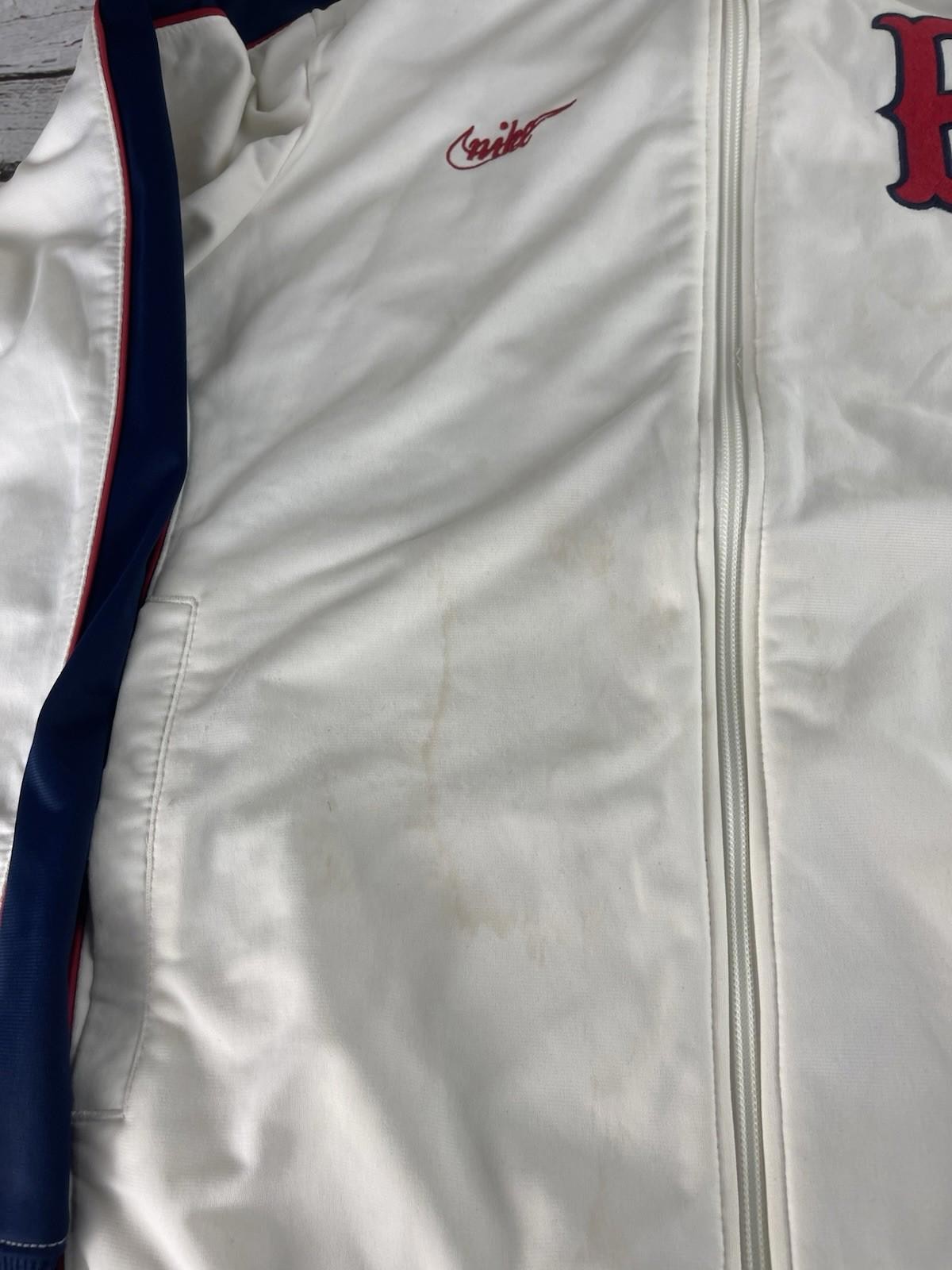 Vintage NWT Boston Red Sox Nike Authentic Zip L DEFECTs
