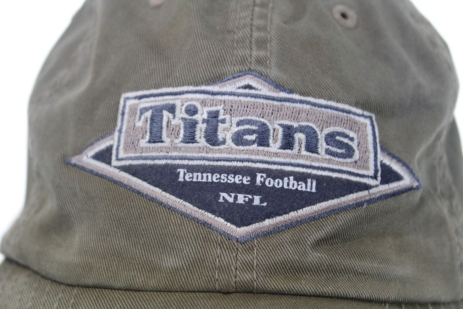 Vintage Tennessee Titans NFL Khaki Dad Hat American Needle 1 Size Strapback Cap