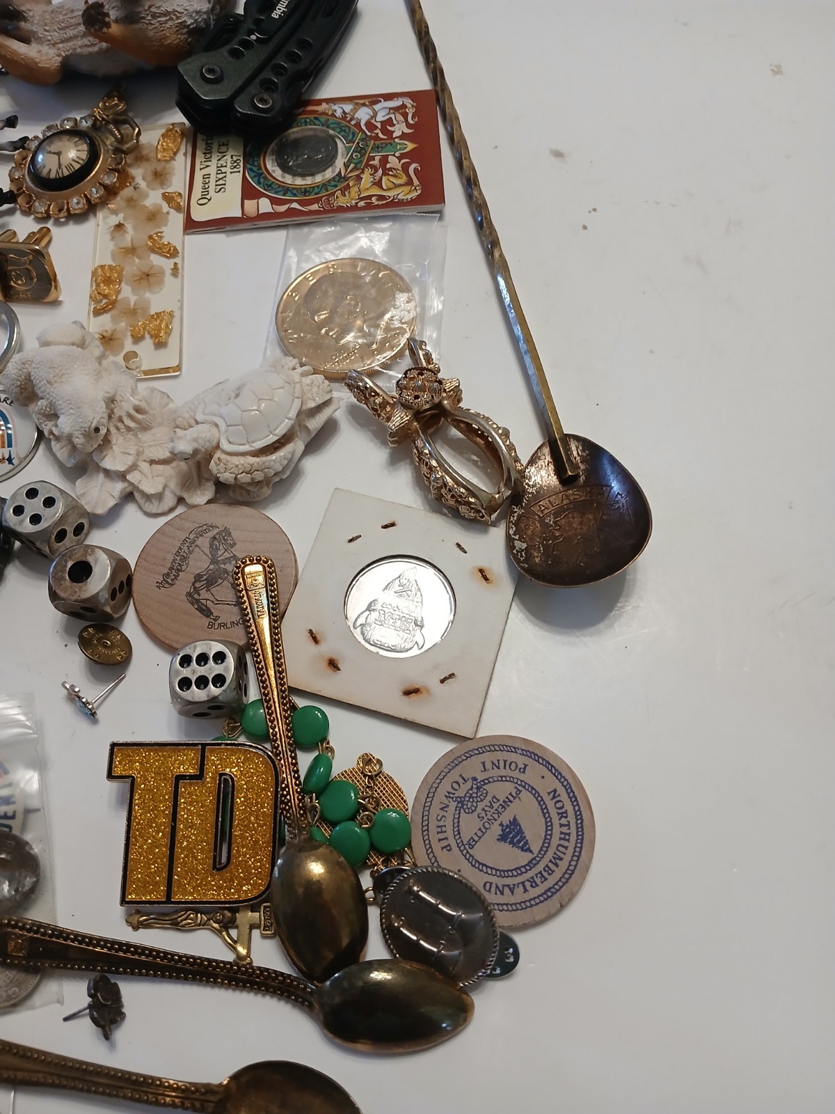 vintage estate junk drawer collection lot