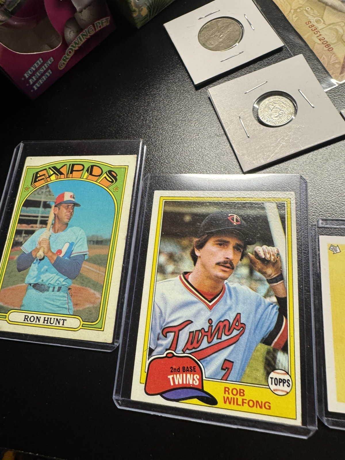 junk drawer lot Coins Cards