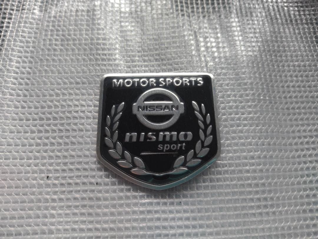 NISSAN NISMO Home Base Type Emblem Plate Black