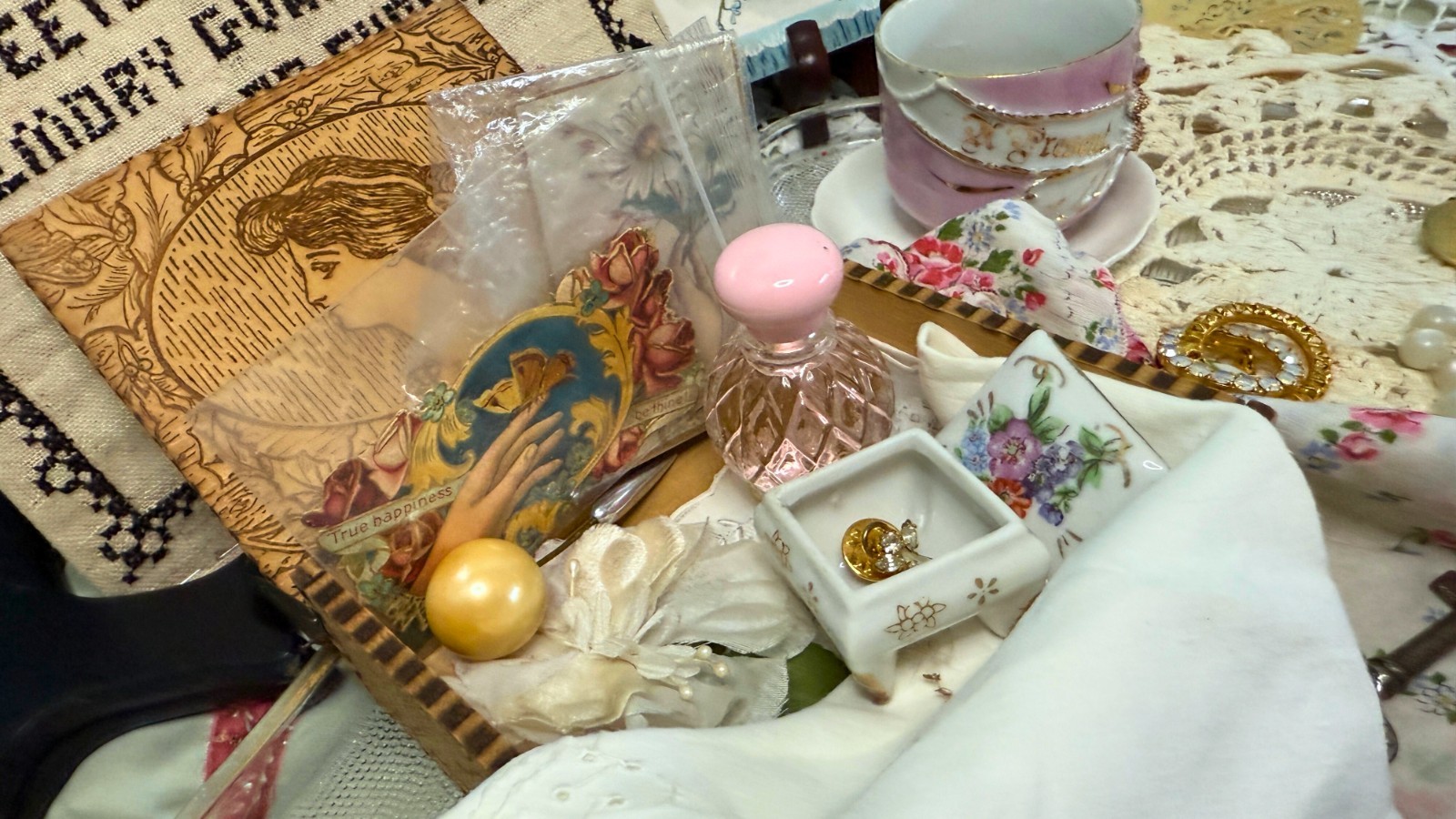 Vintage Estate Sale Mystery Box | Curated Antique Items | Personalized Surprise