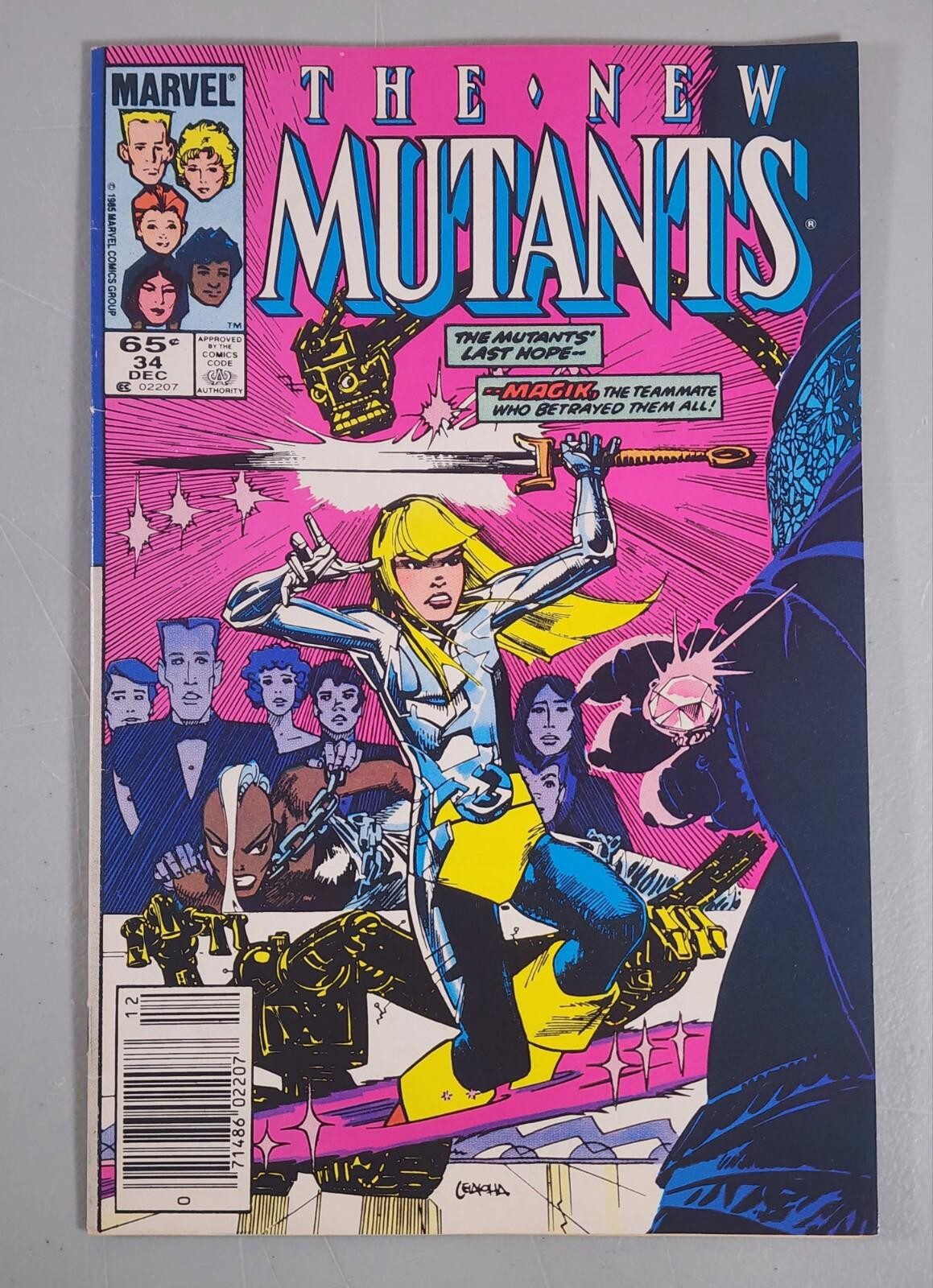 New Mutants #34 37 43 46 Newsstand Marvel 1985 Chris Claremont