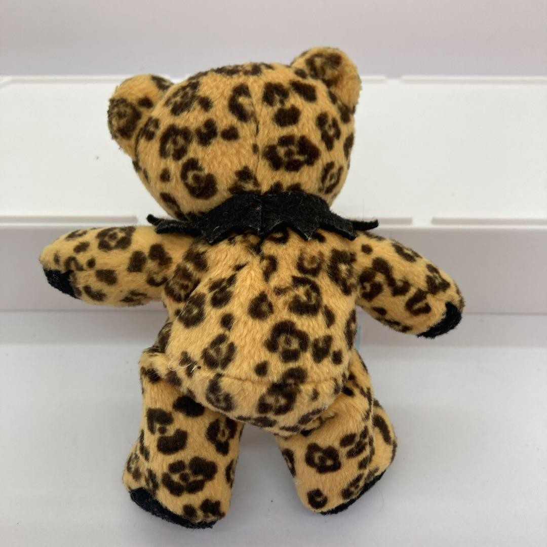 Grateful Dead Bean Bear Delilah Leopard Plush Toy 5.1 inches Collectible