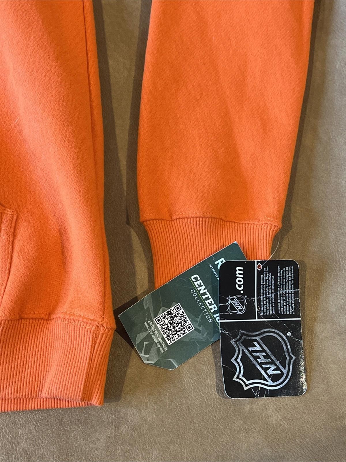 Philadelphia Flyers Reebok Center Ice Collection Orange Hoodie (Youth XL) NWT